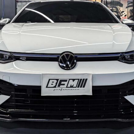 Volkswagen Golf R mk8 lip delantero fibra carbono BFM